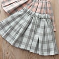 thumbnail image 3 of Minnieouse Camiseta de manga corta de verano para niña, conjunto de con cintura elástica, fiesta de viaje, banquete, evento, niños, Tops, conjuntos de ropa Gris 110cm, 3 of 6