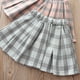 thumbnail image 3 of Minnieouse Camiseta de manga corta de verano para niña, conjunto de con cintura elástica, fiesta de viaje, banquete, evento, niños, Tops, conjuntos de ropa Gris 130cm, 3 of 6