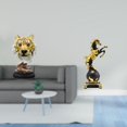 thumbnail image 2 of Escultura de mesa,Escultura de cabeza de tigre Estatua moderna de sobremesa,Figura de escritorio,Estantería con estatua de caballo para escritorio,oficina y decoración del hogar.,Figura, 2 of 8