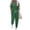 Green, variant on Ekouaer Lounge Sets for Women Two Piece Pajama Set Short Sleeve Crewneck Jogger Outfits and Sweatpants Tracksuit Navy Blue L