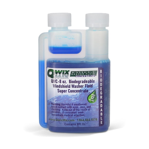 Líquido limpiador de parabrisas concentrado Qwix Mix 8 oz/240 ml
