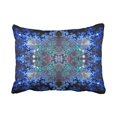 thumbnail image 1 of RYLABLUE Colorful Rainbow Cool Watercolor Bear With Glasses Design Polyester 20 x 30 Inch Rectangle Throw Pillow Covers With Hidden Zipper Home Sofa Cushion Decorative Pillowcases, 1 of 1