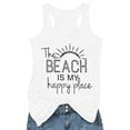 thumbnail image 4 of Women's Tanks Women's Basic Sleeveless Summer Tank Top T Shirt Camisoles for Women White XL, 4 of 4