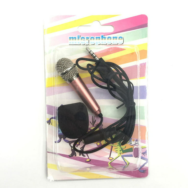 Studio Microphone Portable Mini 3.5mm Stereo Audio Mic Notebook