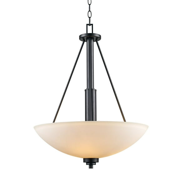 Trans Globe Lighting 70528-1 Mod Pod 3 Light 20" Wide Pendant - Black