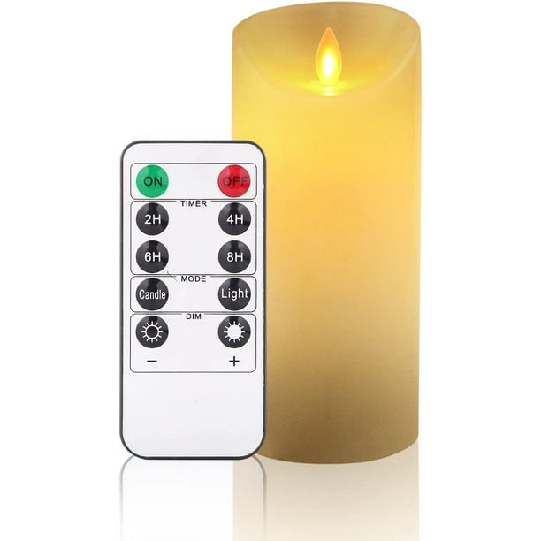 OSHINE Flameless Candles LED Battery Operated Candles Electric Pillar ...