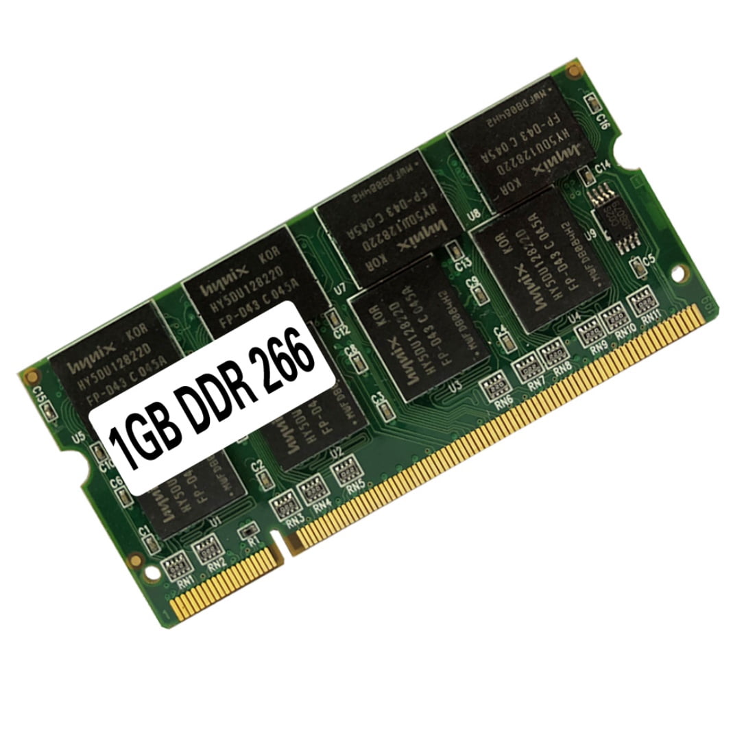 Laptop Memory Ram SO-DIMM DDR1 PC 2100 / DDR  266 MHz 1GB 200PINS for Notebook Computer
