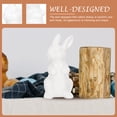 thumbnail image 4 of CIMAXIC Easter Exquisite Rabbit Statue Desktop Adornment Ceramic Rabbit Easter Adornment,3.94"X1.97"X1.97", 4 of 5