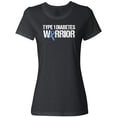 thumbnail image 3 of Inktastic Type 1 Diabetes Warrior Women's T-Shirt, 3 of 5