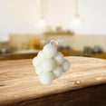 thumbnail image 3 of Vela aromática de cera de soja con forma de triángulo geométrico, relajante y decorativa. blanco, 3 of 9