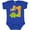 Royal Blue, variant on Inktastic Happy Dinosaur First Birthday-green Boys or Girls Baby Bodysuit
