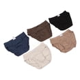 thumbnail image 4 of Calzoncillos triangulares de algodón para hombre, 5 piezas, calzoncillos triangulares para hombre, calzoncillos para hombre, ropa interior, calzoncillos de algodón para hombre, rendimiento sólido, 4 of 9