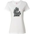 thumbnail image 3 of Inktastic Michigan Silhouette Mandala Women's T-Shirt, 3 of 5