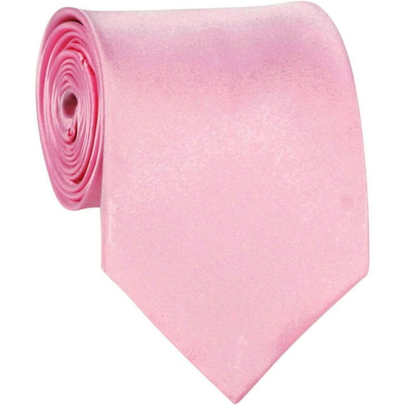 ADF-35 - Mens - Bridal Pink - Solid Necktie
