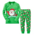 thumbnail image 2 of Jamsmile Toddler Boys Pajamas Sets Autumn Winter Long Sleeve Tops and Pants 2 Piece Kids Boys Sets Nightwear, 2 of 3