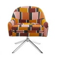 thumbnail image 3 of Linon London Metal Multi Swivel Accent Chair in Multi-color, 3 of 11