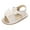 White, variant on Quaouag Baby Girls Sandals Summer Shoes Outdoor First Walker Toddler Girls Shoes for Summer Newborn Crib Shoes First Walkers