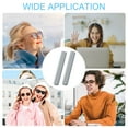 thumbnail image 3 of Homerr Eyeglasses Temple Tips Glasses Grips Sleeves 2/4 Pairs Silicone Eyeglasses Temple Tips Sleeve Non slip Glasses Retainers | Lightweight Soft Ear Sleeves for Sunglasses, 3 of 8