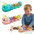 thumbnail image 6 of Caterpillar Crawling Toy, Caterpillar Design Tummy Time Toy with Light & Music Musical Light Up,CrawlingToy, Interactive Tummy Time Toys,Moving Crawlings Baby Toys for Early Learning and Play, 6 of 9