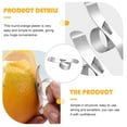 thumbnail image 2 of Pelador de anillos redondo para naranjas y fresas, pelador de cítricos de acero inoxidable., 2 of 6