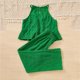 thumbnail image 4 of Odeerbi 1-8 Años Conjunto de Verano Para Niña Camisola Con Volantes Pantalones Anchos Conjunto de Dos Piezas Pantalones Plisados, 4 of 6