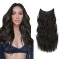 thumbnail image 4 of 1 Beauty Long Straight Synthetic Fiber Headband Wig with Natural Curly Hair, 4 of 6