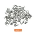 thumbnail image 3 of Uxcell 180 Pcs 3.2mm Crimp End Caps, Clamshell Cord Clasp Connector Jewelry white gold, 3 of 6