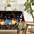 thumbnail image 3 of Birthday Tablecloth 60x120 Inch Rectangular, Happy Birthday Ballon White Washable Seasonal Table Cover for Party Picnic Dinner Decor, 3 of 6