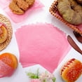 thumbnail image 2 of 240 Pcs 7 x 7 Inch Deli Paper Sheets Sandwich Dry Wax Paper Oil Proof Food Basket Liners Food Wrapping Sheets for Bread, Party, Picnic, Festival, BBQ (Pink), 2 of 14