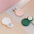 thumbnail image 4 of Kearding Calentador de tazas Posavasos con pantalla digital Protección contra sobretensiones Almohadilla térmica Electrodomésticos Verde, 4 of 6
