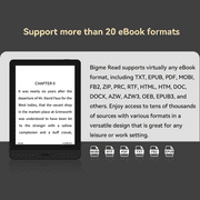 BIGME ePaper Reader 6 Inch, 32GB, Brightness Adjustment, Page Turn Button
