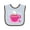 Blue and Chocolate, variant on Inktastic I Love You a Latte Cute Valentine Coffee Pun Boys or Girls Baby Bib