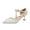 White, variant on Kids High heels Sandals for Girls | Pointed and wrapped head Shoes | Summer Party Dress Shoes