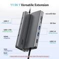 thumbnail image 2 of Acer 11-in-1 USB-C Hub 4K HDMI 100W PD Ethernet, 2 of 9