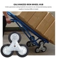 thumbnail image 4 of Stairs Triangular Wheel, Shopping Cart Caster Galvanized Iron Heavy Duty Explosion Proof Hard Wearing  For Trolley, 4 of 8