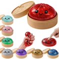 thumbnail image 1 of Juguete squishy LEGEOS Dumpling con glitter para aliviar el estrés 8,5 cm, 1 of 6