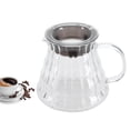 thumbnail image 1 of Cafetera de Vidrio de Borosilicato, Hervidor de Agua, Suministro de Tetera, Diseño Antiescaldado Para Oficina en Casa, 1 of 7