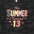 thumbnail image 4 of Inktastic The Summer I Turned 13 Cute Birthday Design Women's T-Shirt, 4 of 5