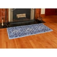 thumbnail image 2 of Minuteman Art Deco 56'' x 26'' Rectangular Rug - Prussian Blue, 2 of 2