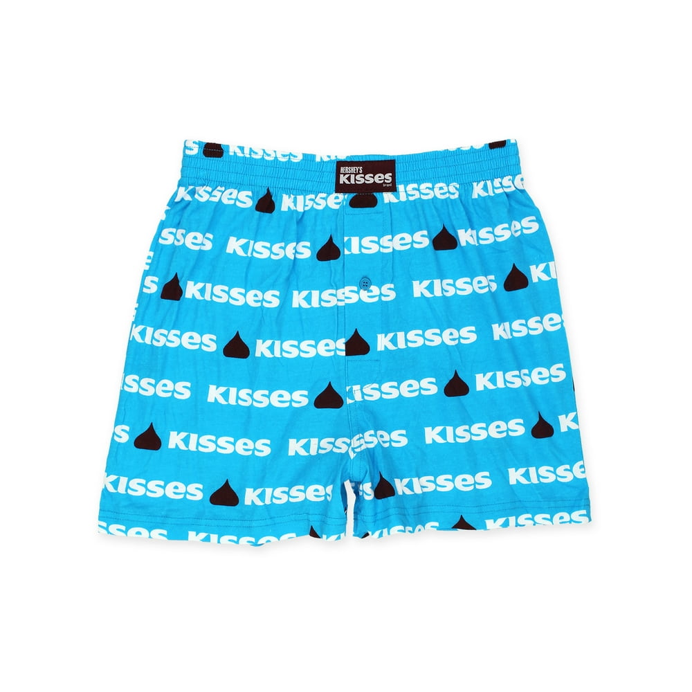 Hershey's Kisses Chocolate Candy Mens Boxer Lounge Shorts MF16037BX