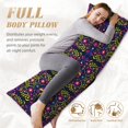 thumbnail image 3 of Yiaed Body Pillow Cover, Ultra Soft Microfiber Pillowcases, Breathable Long Pillow Case, Envelope Closure-Colorful Mexican (20x54 inch)（Pillow core not included）, 3 of 5