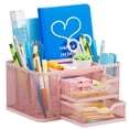 thumbnail image 1 of Organizador de Escritorio Marbrasse de Malla con 2 Cajones y 5 Compartimentos, 1 of 2