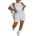 thumbnail image 5 of Womens Athletic Workout Sports Shorts Elastic Waist Pull-On SweatShorts Running Lounge Bottoms Shorts Tracksuit, 5 of 5