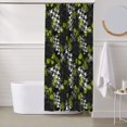 thumbnail image 6 of Shower Curtain, halloween skull Pattern Waterproof Fabric Plastic Shower Curtain, Drying Fast Bathroom Curtain with 9 Buttonholes, Ruffle Shower Curtain 60x72in, 6 of 8