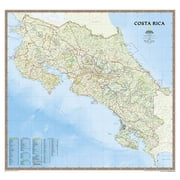 NATIONAL GEOGRAPHIC MAPS National Geographic Reference Map: National Geographic Costa Rica Wall Map (38 X 36 In) (Other)