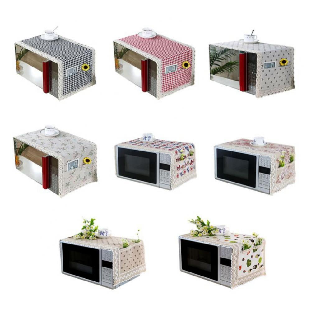 Details about  / Cotton Linen Machine Washable With Pocket Toaster Cover Splashproof Home Kitchen