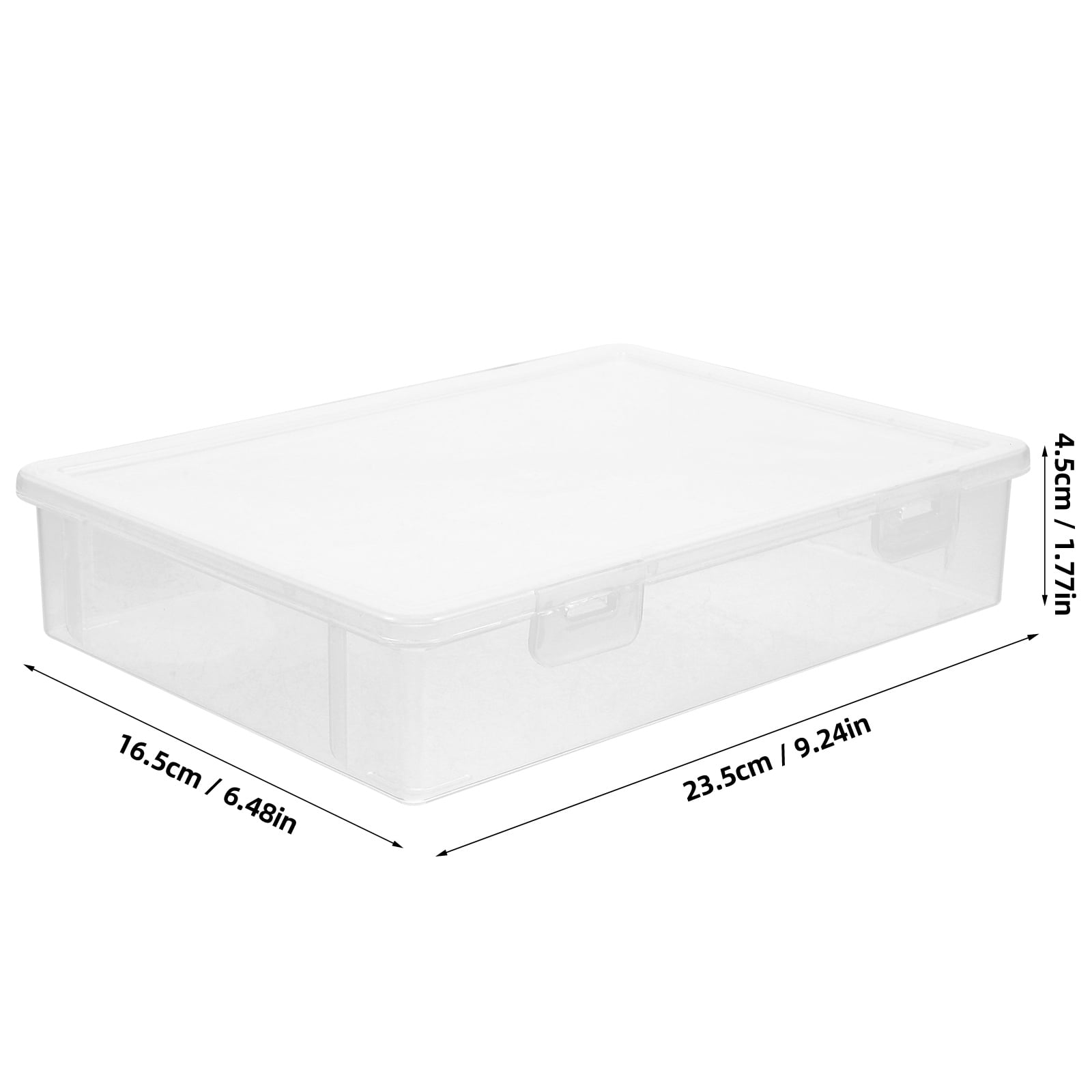 Raindrops Clear Plastic Multi-Functional Organizer for Jewelry, Beads, and Small Craft Storage Box