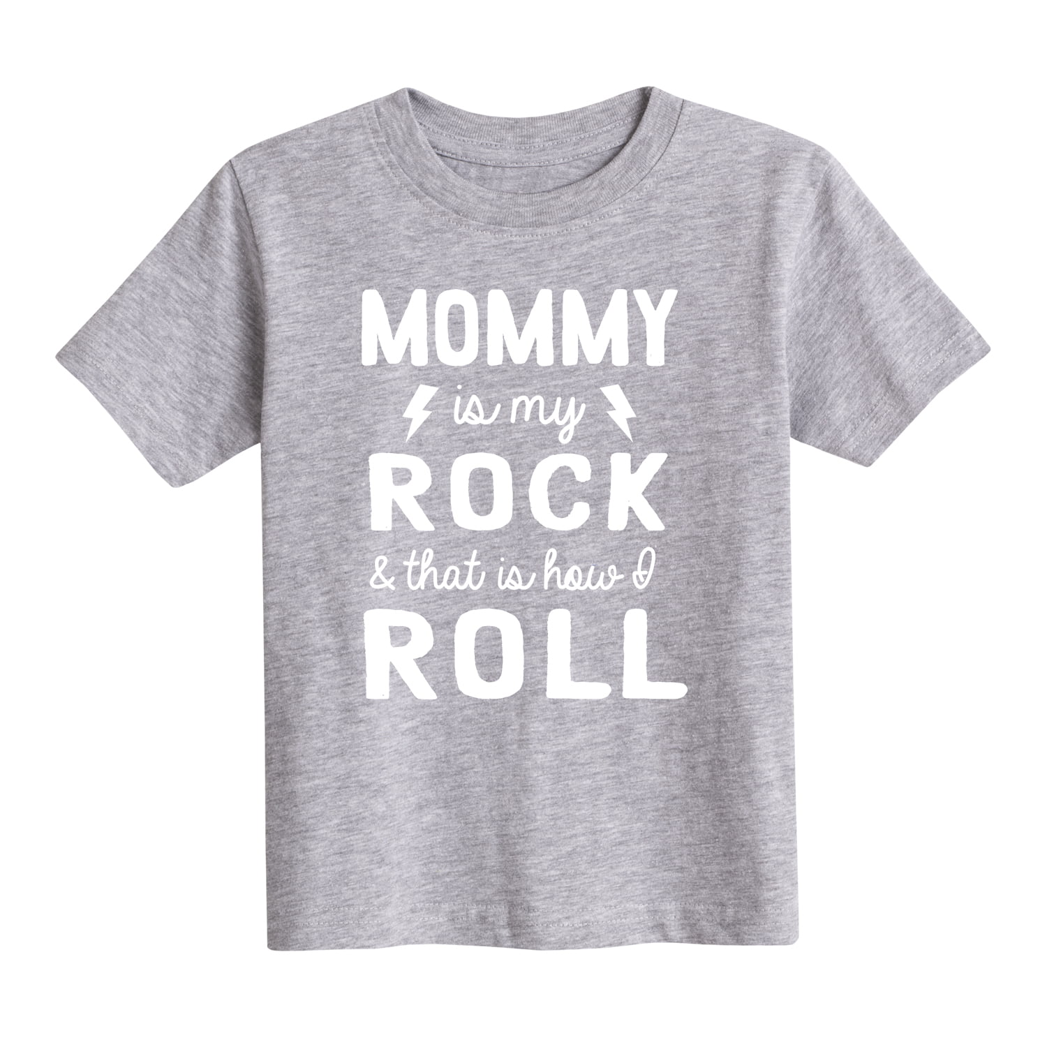Instant Message How I Rock & Roll Mommy Toddler Short Sleeve Tee