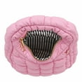 thumbnail image 5 of FashionPuzzle Small Light-weight Quilted Soft Lambskin PU Leather Puffer Crossbody Evening Bag (Pink), 5 of 8