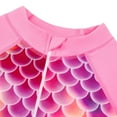 thumbnail image 4 of GYRATEDREAM Girls Rash Guard Long Sleeve Swimsuits One Piece Swimsuits UPF 50+ Beach Swimwear Bathing Suits for 5-6 Years, 4 of 9